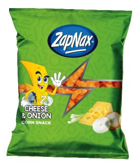 ZapNax Cheese and Onion 100g